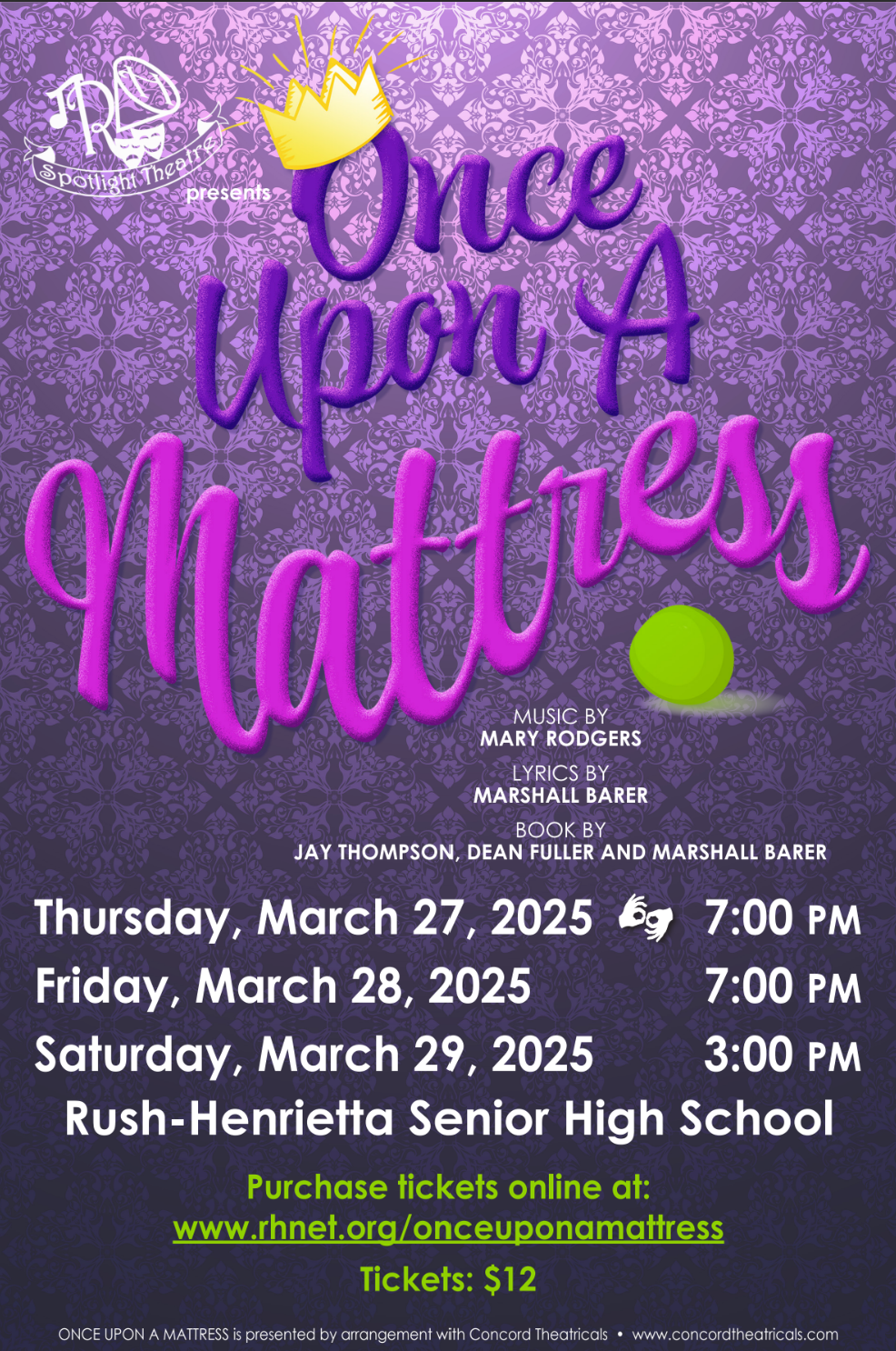  Once Upon a Mattress Poster